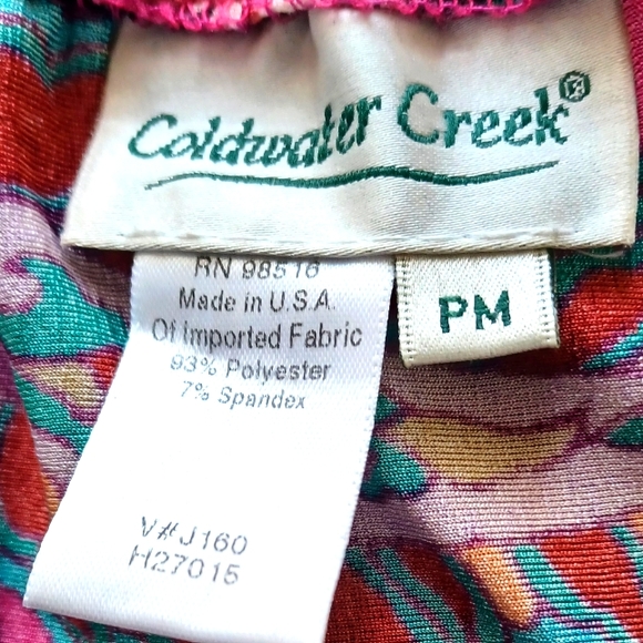 Coldwater Creek Travel Knit Maxi Skirt - Jewel Tones - Size PM (Petite Medium) - Picture 4 of 4